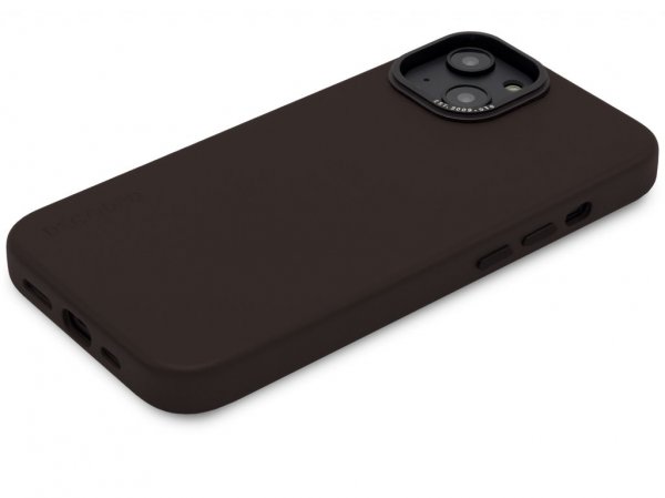 Decoded iPhone 14 Plus -kuoret, nahkainen takakansi, ruskea