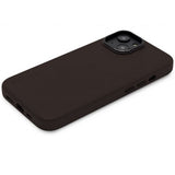 Decoded iPhone 14 Plus -kuoret, nahkainen takakansi, ruskea
