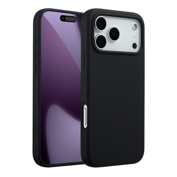 Rvelon iPhone 17 Pro -silikonikuori MagSafella, musta