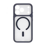 iPhone 17 Pro Max Kuori Kameralinssisuojalla MagSafe Sininen Läpinäkyvä