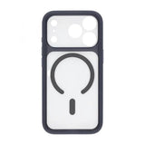 iPhone 17 Pro Max Kuori Kameralinssisuojalla MagSafe Sininen Läpinäkyvä
