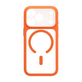 iPhone 17 Pro Max Kuori Kamerareunus MagSafe Oranssi Läpinäkyvä