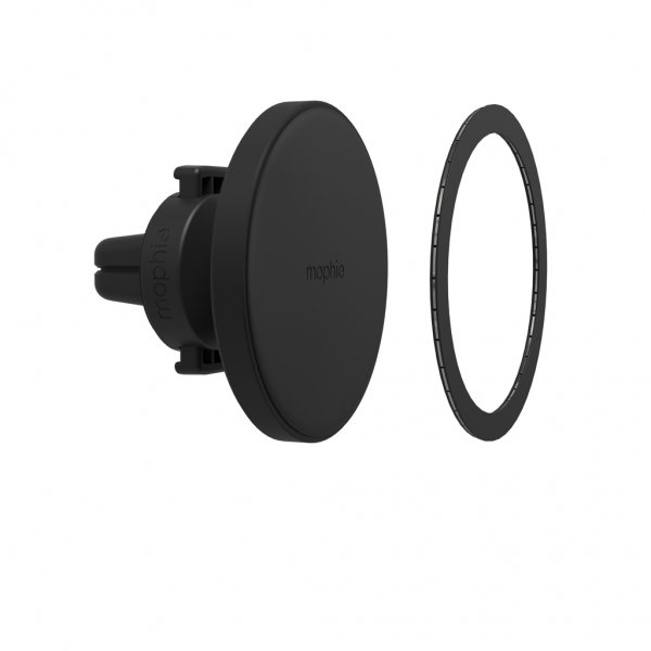 Mophie Autoteline Snap Vent Mount MagSafe Musta