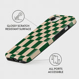 Burga iPhone 16e/iPhone 17e Tough Ivy League -kuori