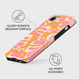Burga iPhone 16e/iPhone 17e Suojakuori Tough Aloha
