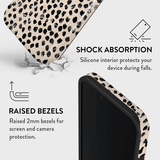 Burga iPhone 16e/iPhone 17e Suojakuori Tough Almond Latte