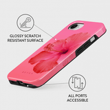 Burga iPhone 16/iPhone 17 -suojakuori Tough Island Girl