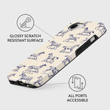 Burga iPhone 16e/17e -kuoret Tough Derby Race