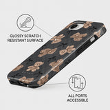 Burga iPhone 16e/iPhone 17e Tough BFF -kuori
