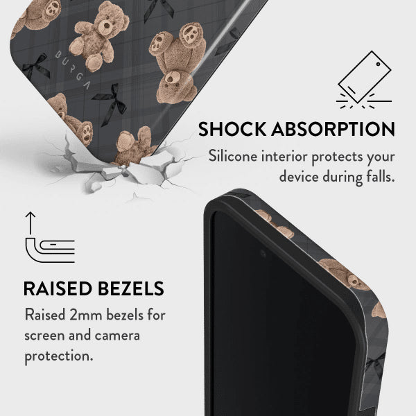 Burga iPhone 16e/iPhone 17e Tough BFF -kuori