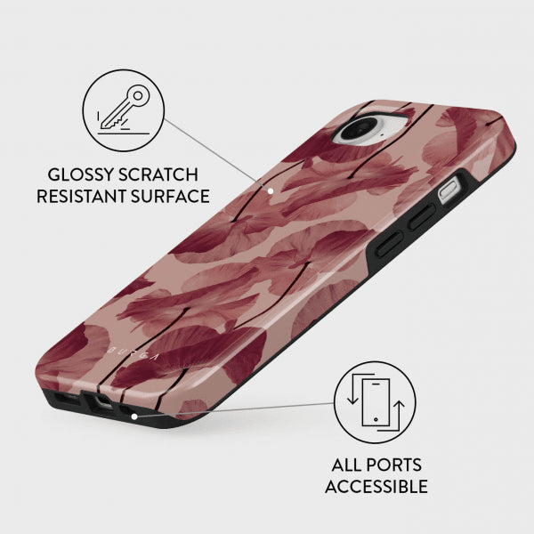 Burga iPhone 16e/iPhone 17e Tough Tender Kiss -suojakuori