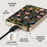 Burga Powerbank MagSafe 5000 mAh Bloomy Garden Kulta