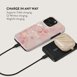 Burga Powerbank MagSafe 5000 mAh Golden Coral Harmaa