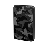 Burga Powerbank MagSafe 5000 mAh Yön Musta Maastokuviointi