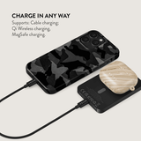 Burga Powerbank MagSafe 5000 mAh Yön Musta Maastokuviointi