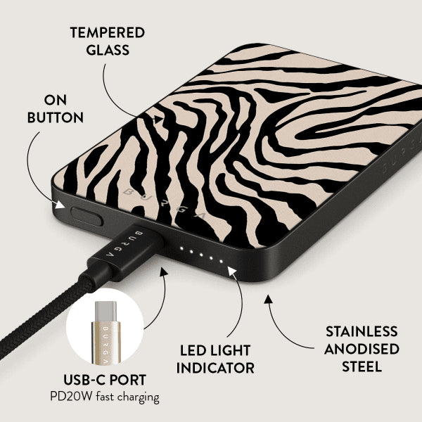 Burga Powerbank MagSafe 5000 mAh Imperial Grey