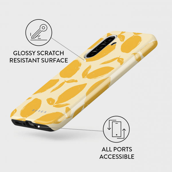 Burga Samsung Galaxy A36 Kuori Tough Lemon Tart
