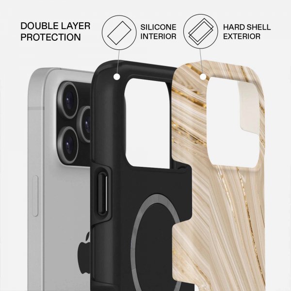 Burga iPhone 17 Pro Tough MagSafe -suojakuori Full Glam