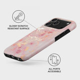 Burga iPhone 17 Pro Max -suojakotelo Tough MagSafe Golden Coral