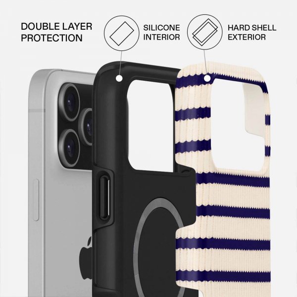 Burga iPhone 17 Pro Max -suojakuori Tough MagSafe Old Money