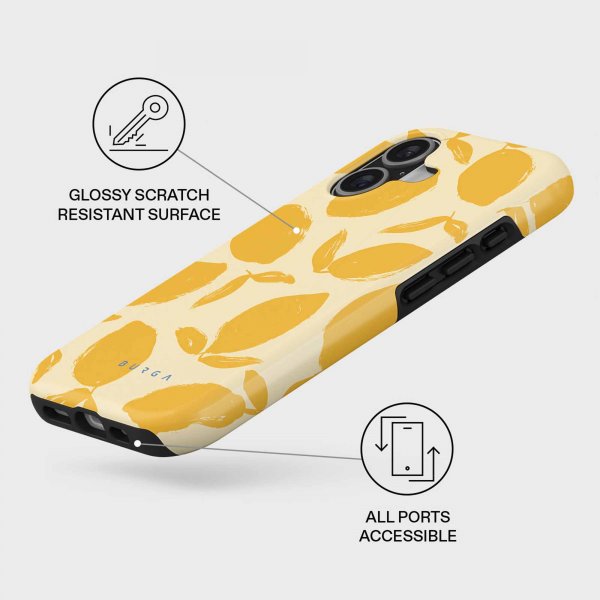 Burga iPhone 17 -kuoret Tough MagSafe Lemon Tart