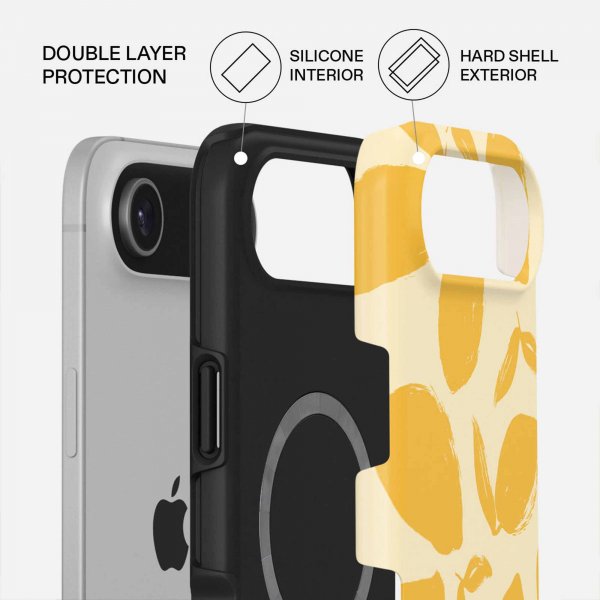 Burga iPhone Air Suojakuori Tough MagSafe Lemon Tart