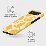 Burga iPhone Air Suojakuori Tough MagSafe Lemon Tart