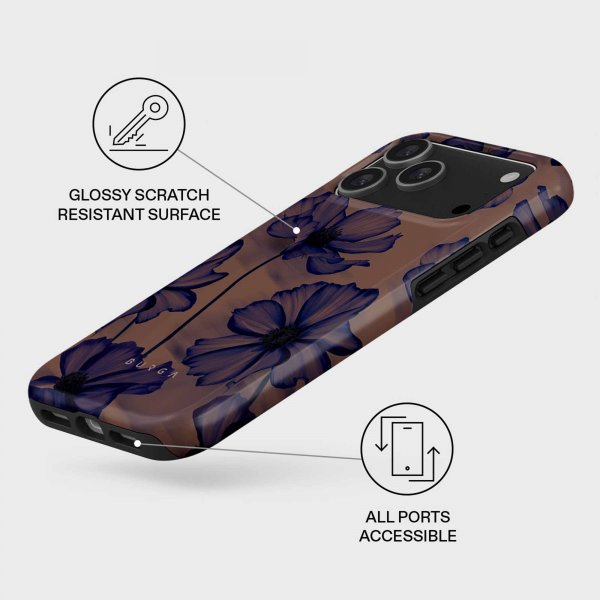 Burga iPhone 17 Pro Max -suojakuori Tough MagSafe Velvet Night