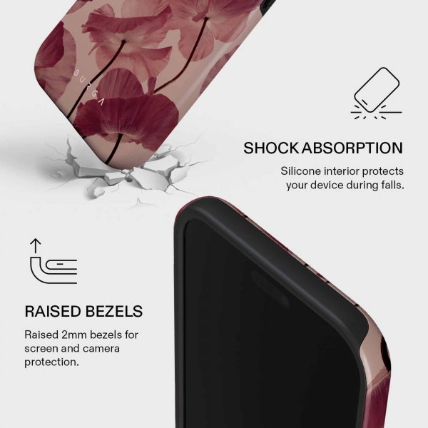 Burga iPhone Air Tough MagSafe -suojakuori Tender Kiss