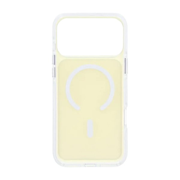 iPhone 17 Pro Max Kuori Bumper MagSafe Valkoinen