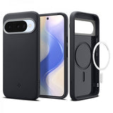 Spigen Google Pixel 10/Pixel 10 Pro -suojakuori Nano Pop MagFit Black Sesame