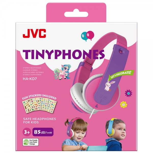 JVC Kuulokkeet KD7 Lapset On-Ear 85dB Pinkki