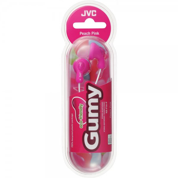 JVC Kuulokkeet F14 Gumy In-Ear Pinkki