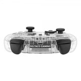 Deltaco Gaming Langaton Ohjain Nintendo Switchille Läpinäkyvä RGB