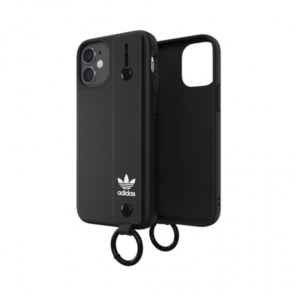 Adidas iPhone 12 Mini Kuori Käsikahvakuori Musta