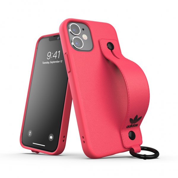 Adidas iPhone 12 Mini Kuori Hand Strap Case Rosa