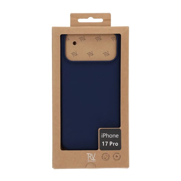 Rvelon iPhone 17 Pro Silikoninen MagSafe-kuori, tummansininen