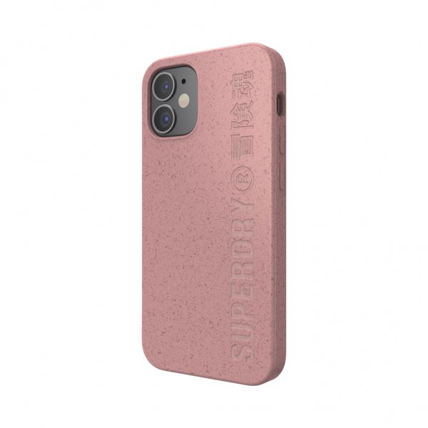 Superdry iPhone 12 Mini Kuori Snap Case Kompostoituvat Materiaalit Rose Pink