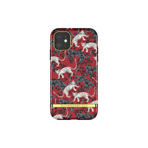 Richmond & Finch iPhone 11 -suojakuori Samba Red Leopard