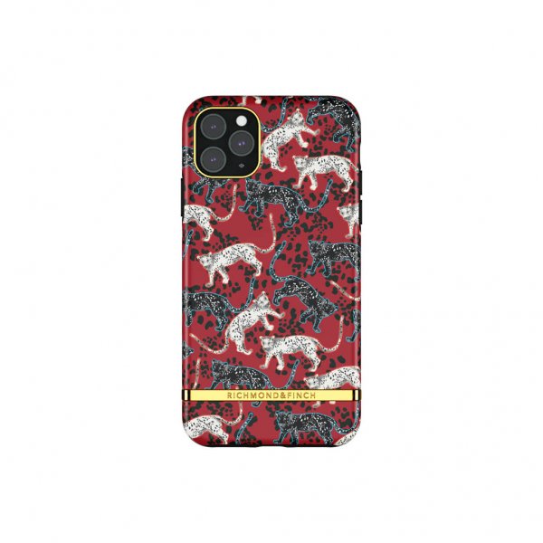 Richmond & Finch iPhone 11 Pro Max -kuori, Samba Red Leopard