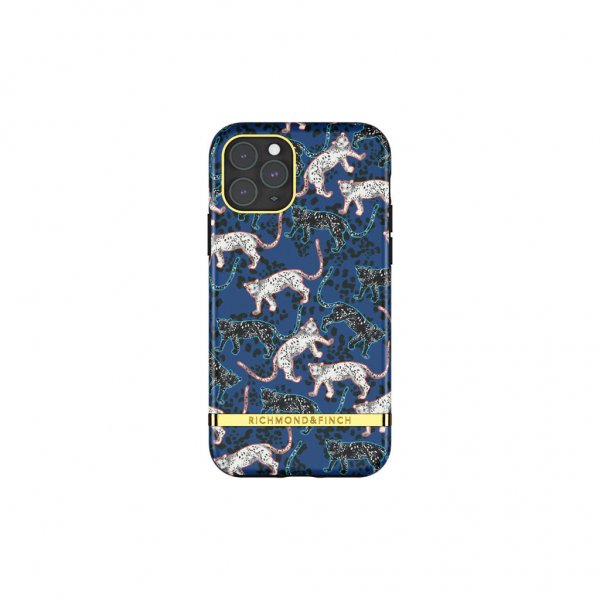 Richmond & Finch iPhone 11 Pro Kuori Blue Leopard