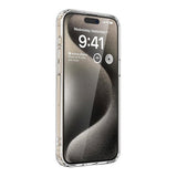 iPhone 15 Pro -kuori, TPU, MagSafe, läpinäkyvä
