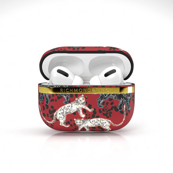 Richmond & Finch AirPods Pro -kuori, Samba Red Leopard