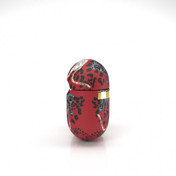 Richmond & Finch AirPods Pro -kuori, Samba Red Leopard