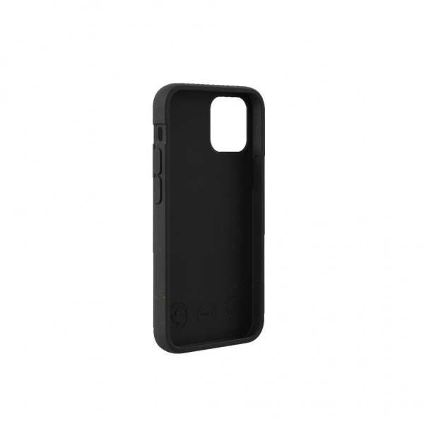 Pela iPhone 12/iPhone 12 Pro Kuori Eco Friendly Musta