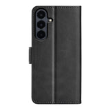 Samsung Galaxy S26 FE Kotelo Nahkatekstuuri Musta