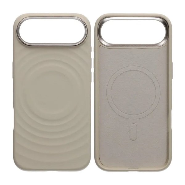 iPhone Air -suojakuori silikonia MagSafe beige