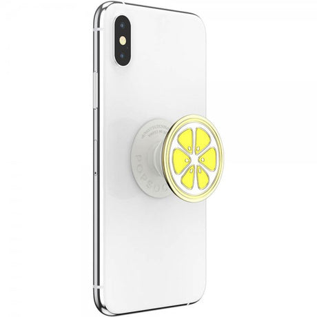 Popsockets PopGrip Enamel Lemon Slice Yellow