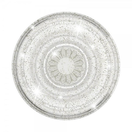Popsockets PopGrip Clear Glitter Silver