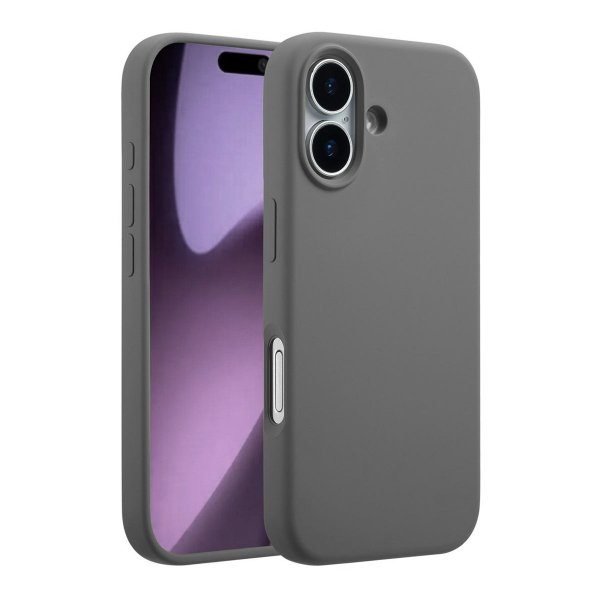 Rvelon iPhone 17 -silikonikuori MagSafe, harmaa